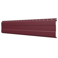 Линеарная потолочно-стеновая панель с ПОЛОСОЙ усиленная RAL3005 Красное Вино