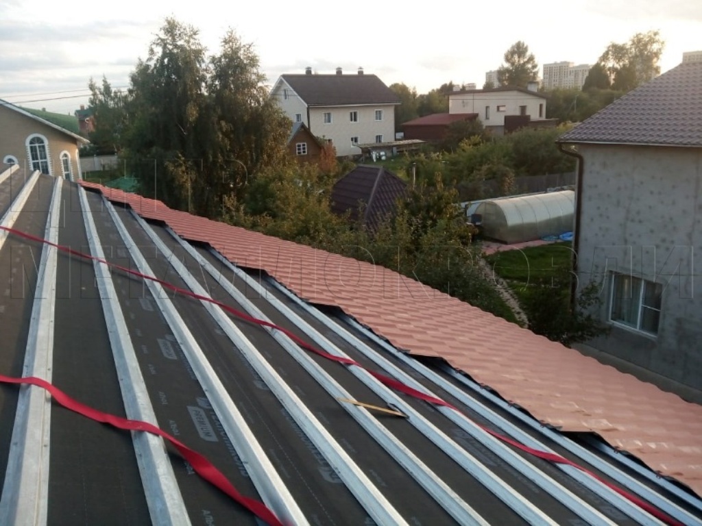 Металлочерепица Геркулес 8004 терракотовый Стальной Бархат от Центра Металлокровли в Каменске-Уральском