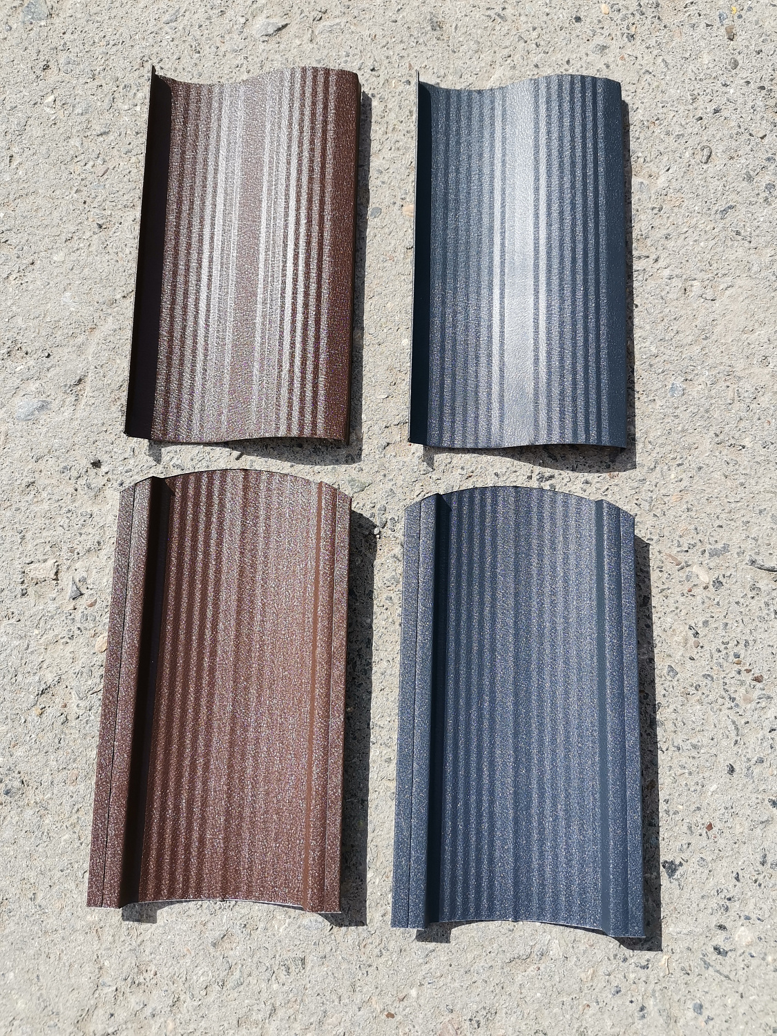 Металлопрофиль двусторонний под Стальной Бархат в Каменске-Уральском