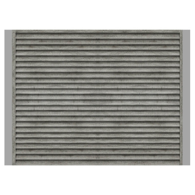 Забор жалюзи ЭКО-Z Винтаж SteelArt односторонний с металлическими столбами